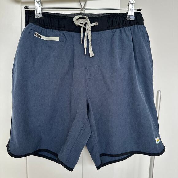 Vuori Other - Vuori Men's Banks Shorts in Azure Linen Texture (Linerless) Size Small, Like New